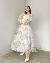 Glam Floor-Length Dress for Receptions – Shine Bright in Every Step